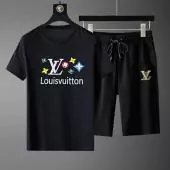 new louis vuitton lv hawaiian t shirt shorts lv logo s_a725b6